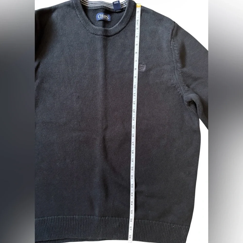 Chaps Men's Dark Blue Navy Crewneck Sweater Size XL Tall Extra Large  SKU 23